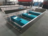Barco de fundo plano de alumínio