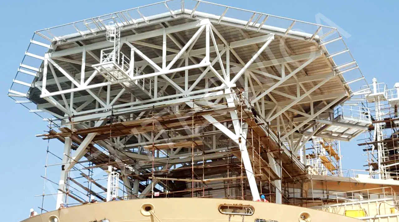 Perfis de alumínio com DNV para construção offshore