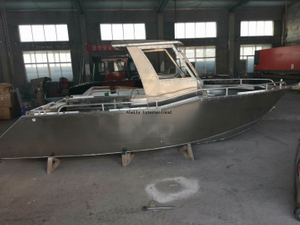 6,5m todo o barco de caminhada de alumínio soldado